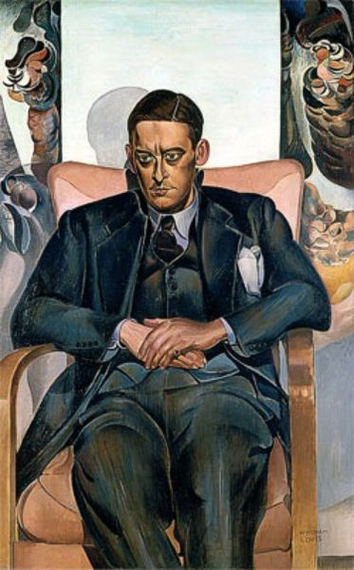 T. S. Eliot in 1938 by Wyndham Lewis