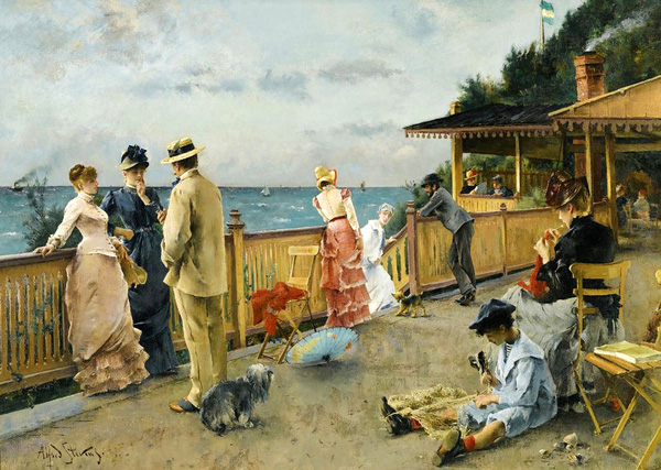 At the Seaside: 1884