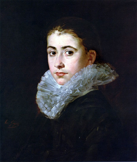 Eva Gonzales - Portrait of a Young Woman: 1865-70