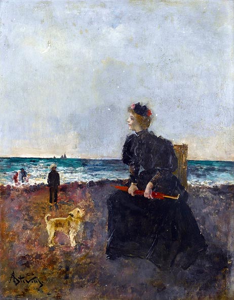 Lady on the Beach: Date Unknown