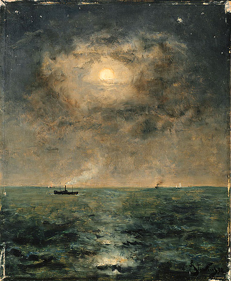Moonlit Seascape: 1892