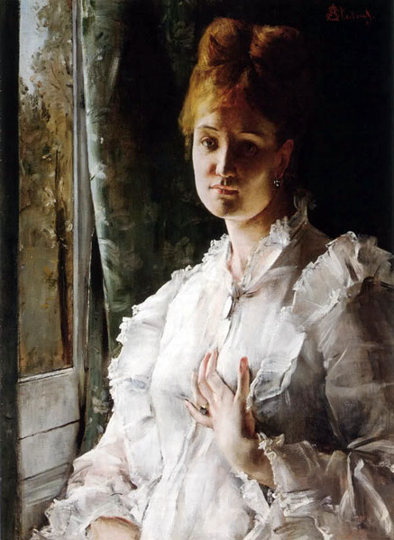 Portrait of a Woman in White: Date Unknown