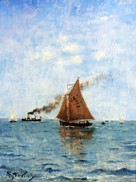 Sailboats and Steamships: Date Unknown
