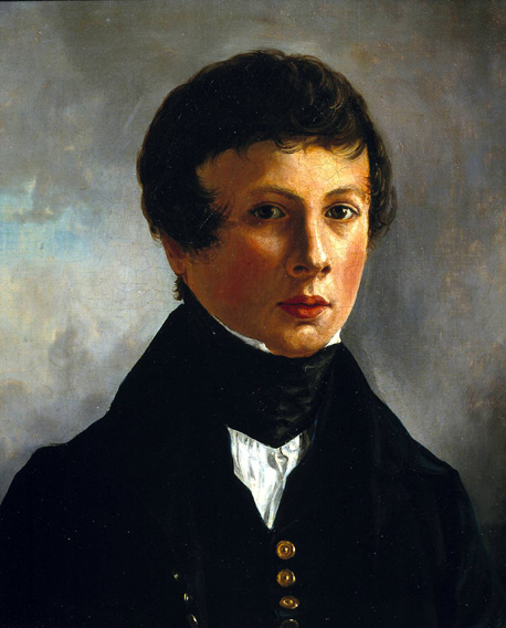 Self-Portrait of Alfred Stevens at Age 14: 1832