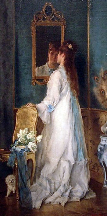 Woman in front of a Mirror: Date Unknown
