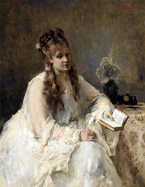 Young Woman in White: Date Unknown