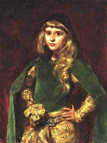 Portrait of Natalie by Carolus-Duran: ca 1886