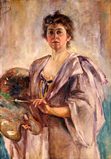 Self Portrait in Painting Robe: Date Unknown