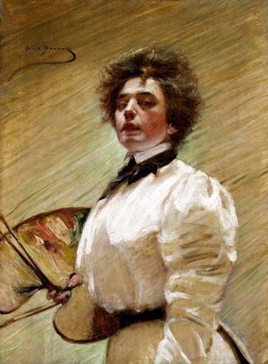 Self Portrait with Palette: 1906
