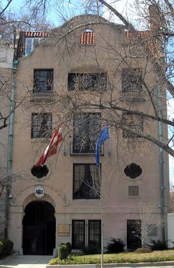 Alice Pike Barney Studio House (Now the Embassy of Latvia)