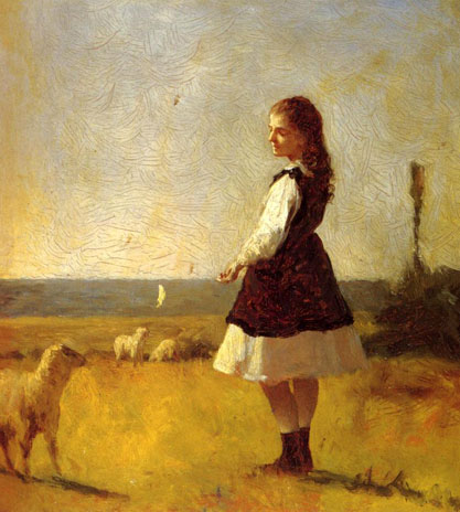 Feeding the Lamb: ca 1875
