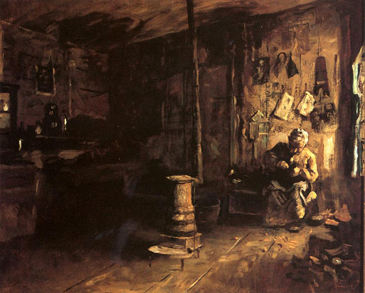 Shoemaker Haberty's Shop: ca 1887
