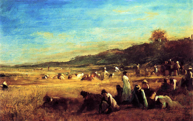 Study for The Cranberry Harvest, Island of Nantucket: ca 1879