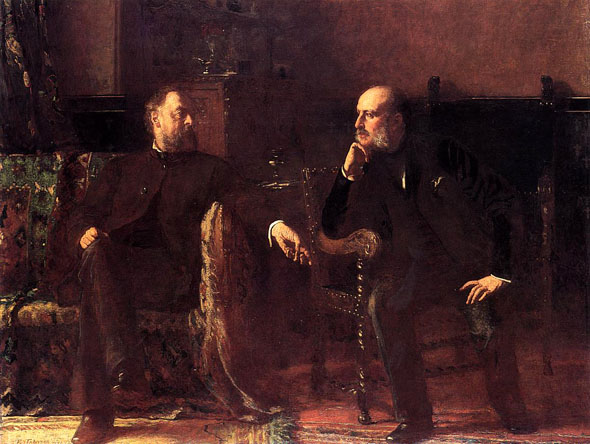 The Funding Bill, Portrait of Two Men: 1881