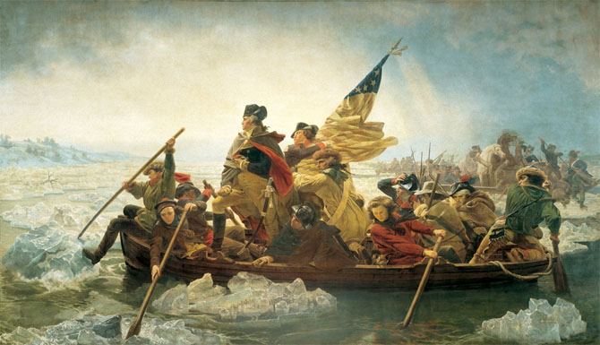 Washington Crossing the Delaware by Eastman Johnson