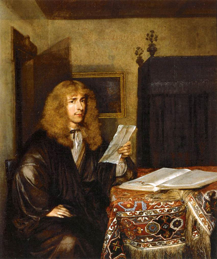 Portrait of a Man Reading:  ca 1675