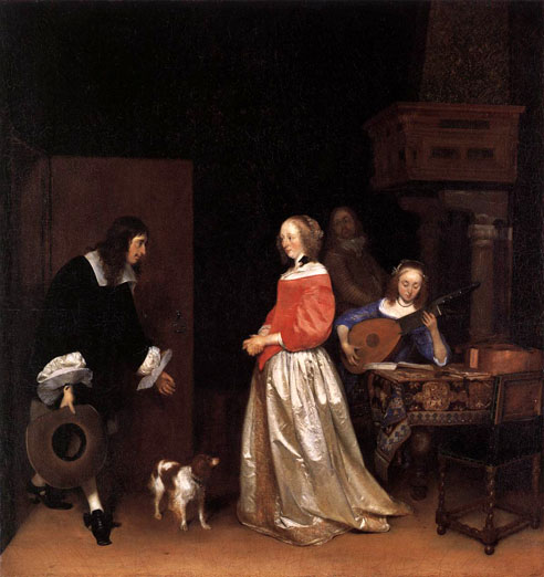 The Suitor's Visit:  ca 1658