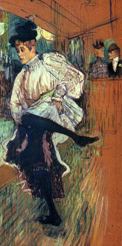 Jane Avril Dancing: 1892